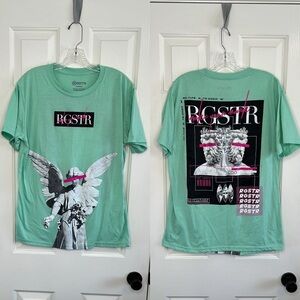 RGSTR men’s graphic angel statue t shirt size large